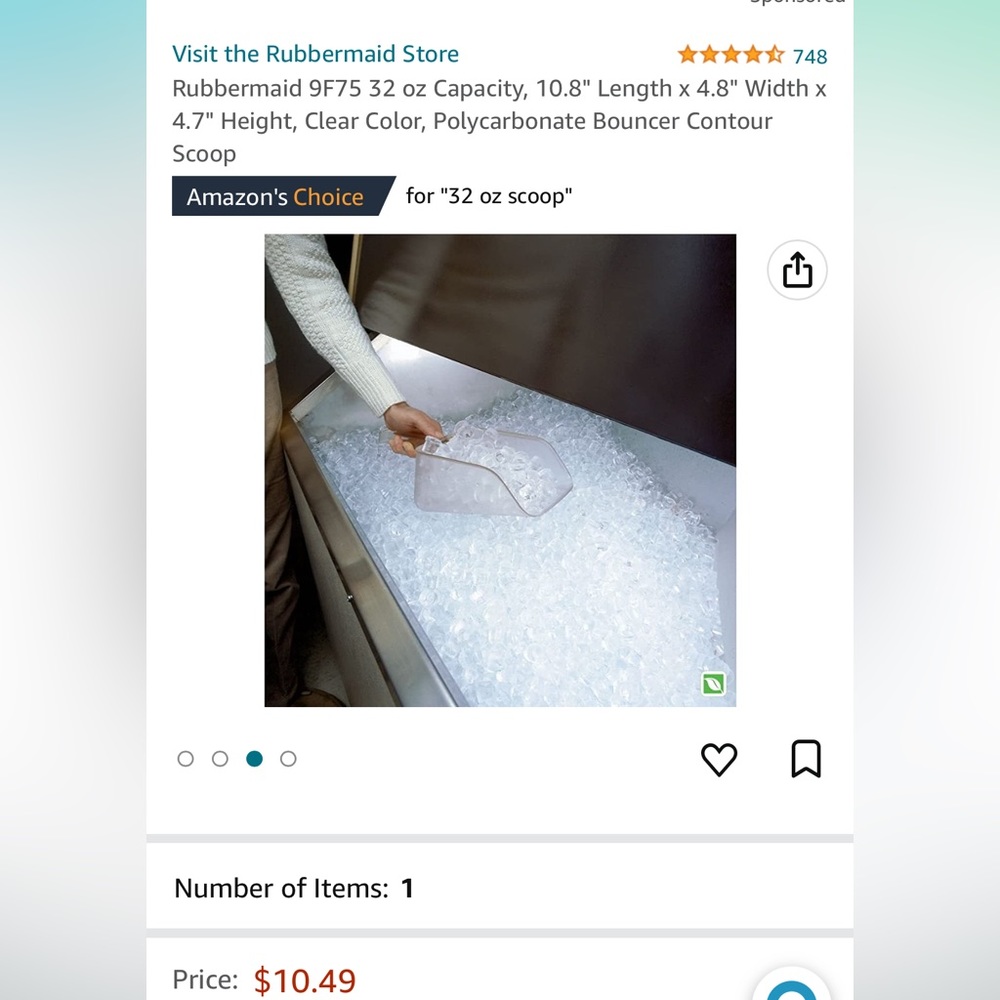 Large Ice Scoop
